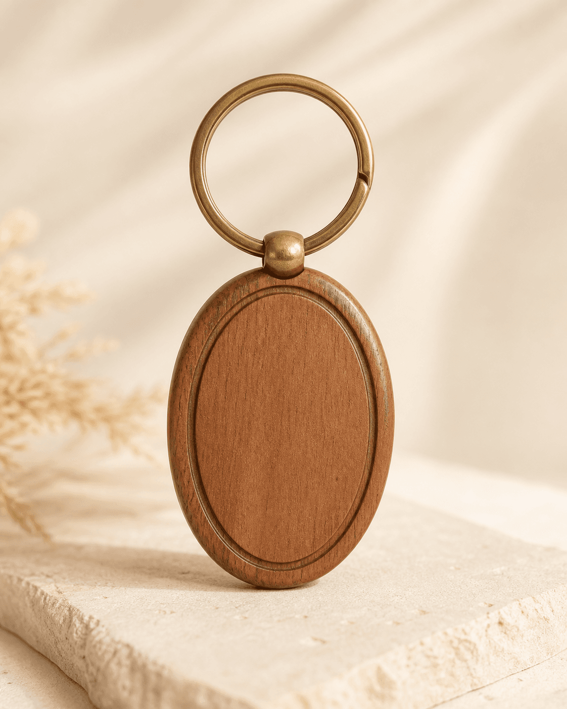 Personalized Wooden Keychain
